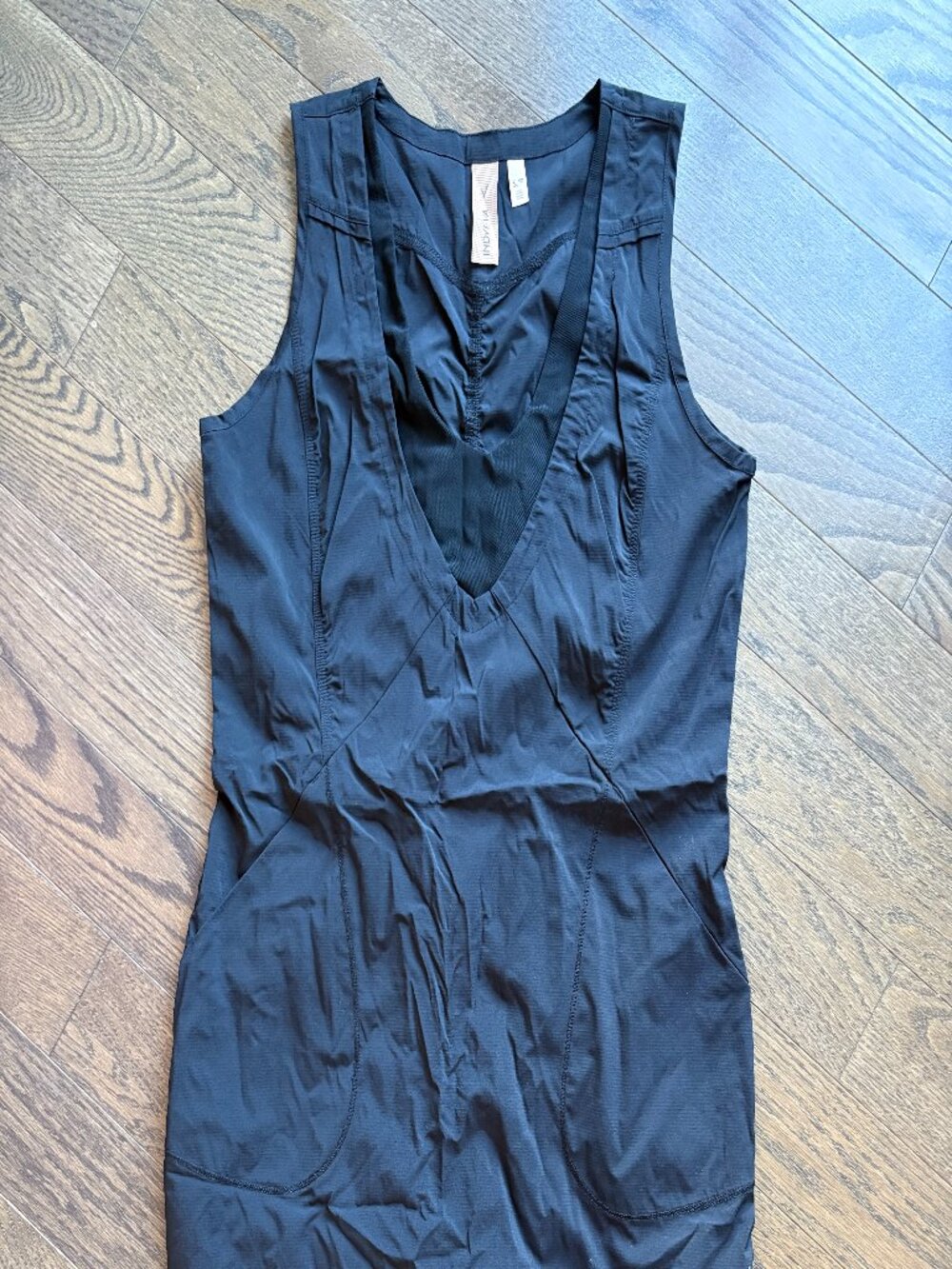 Black Athletic Dress - Knee-Length